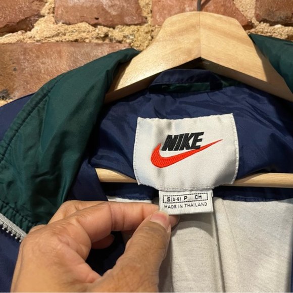Nike RFC NME 920220 Full Zip Windbreaker Cinch Size Small 4-6 Vintage - Picture 3 of 10